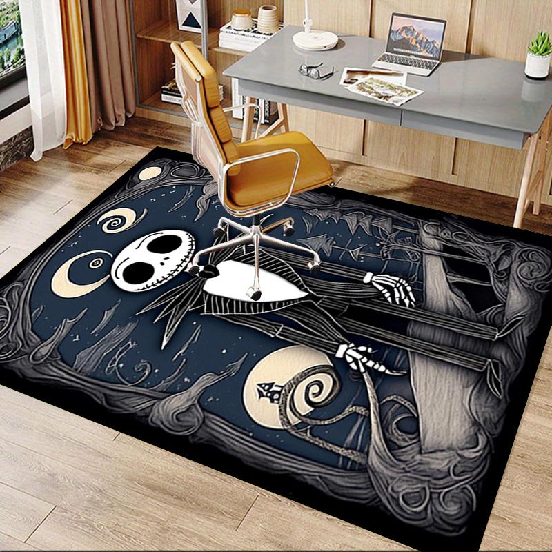 Nightmare Before Christmas Carpet For Playroom Bedroom Living Room Sofa Home Decorkids Game Area Rug Nonslip Floor Mat