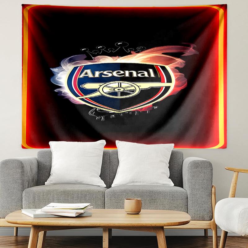 Arsenal F.C Print Tapestry, Lightweight Wall Hanging, for Bedroom, Dorm, Living Room, Home Art Decor - Birthday Christmas Gift for Friends