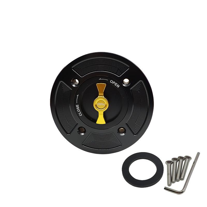 The SH-L6007 is a high-quality, durable aluminum alloy fuel tank cap designed for motorcycle modifications.