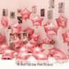 Heart-Shaped Foil Balloons for Birthday, Wedding, or Engagement Decor