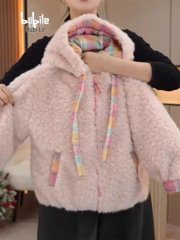 Girls' 2025 Fashionable Winter Coat - Velvet Lined & Thickened