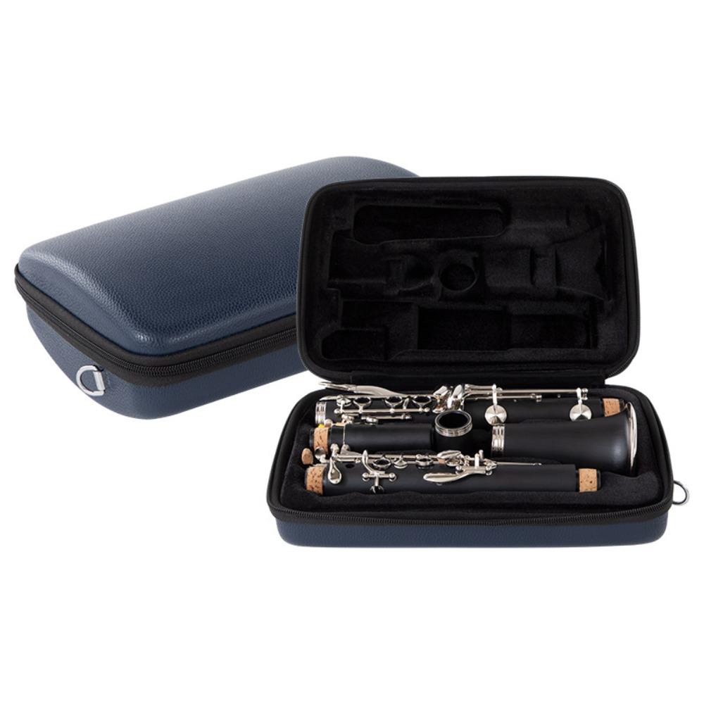 Lightweight Clarinet Case Leather Clarinet Accessory Bag Durable Wind Instrument Case  Band Use
