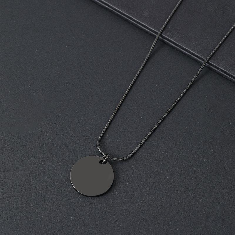 Stainless Steel Snake Bone Chain Necklace - Minimalist European and American Design, Perfect for Festivals or as a Gift