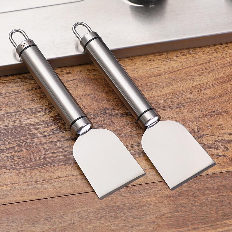Stainless Steel Spatula Multi-Purpose Scraper Tile Flat Scraper Floor Glass Deglue Kitchen Refrigerator Cleaning Tool Spatula