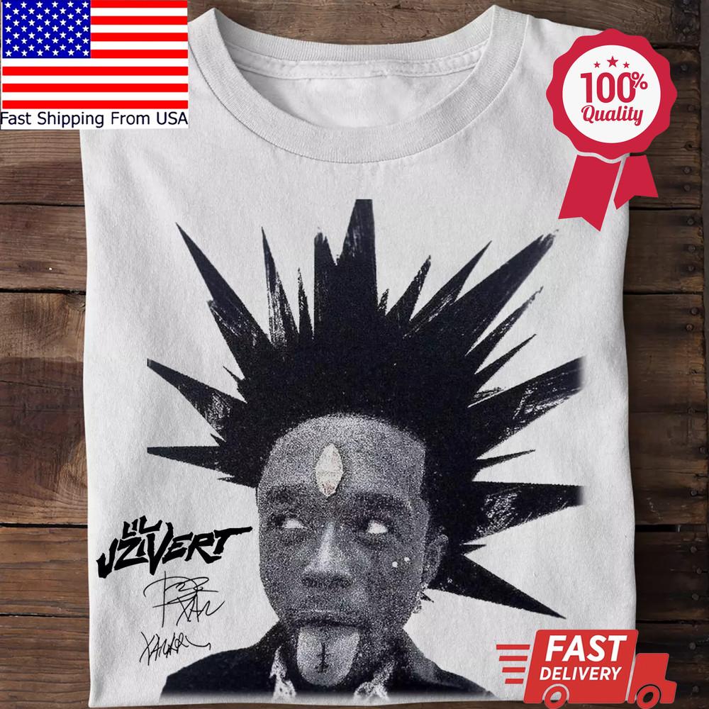 Nuova Popolare Lil Uzi Vert Hip Hop Regalo Per Fan Maglietta Bianca S-2345XL Maglietta Unisex