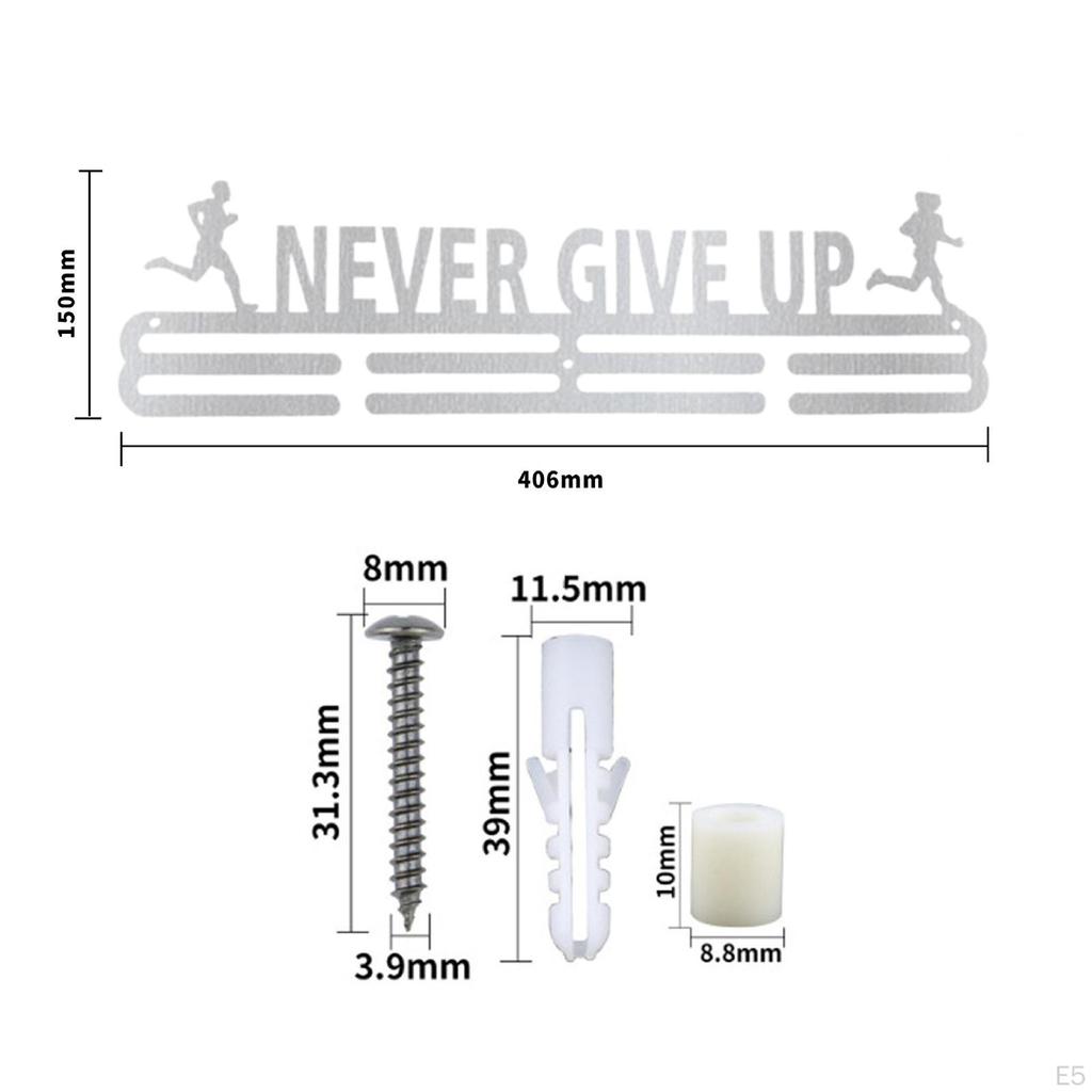 Elegant Medal Display Shelf for Sports Achievements