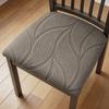 Universal Dining Chair Cover Stretch Jacquard Elastic Spandex Stretch Chair Cover Slipcover Anti-slip Jacquard Chair Cover