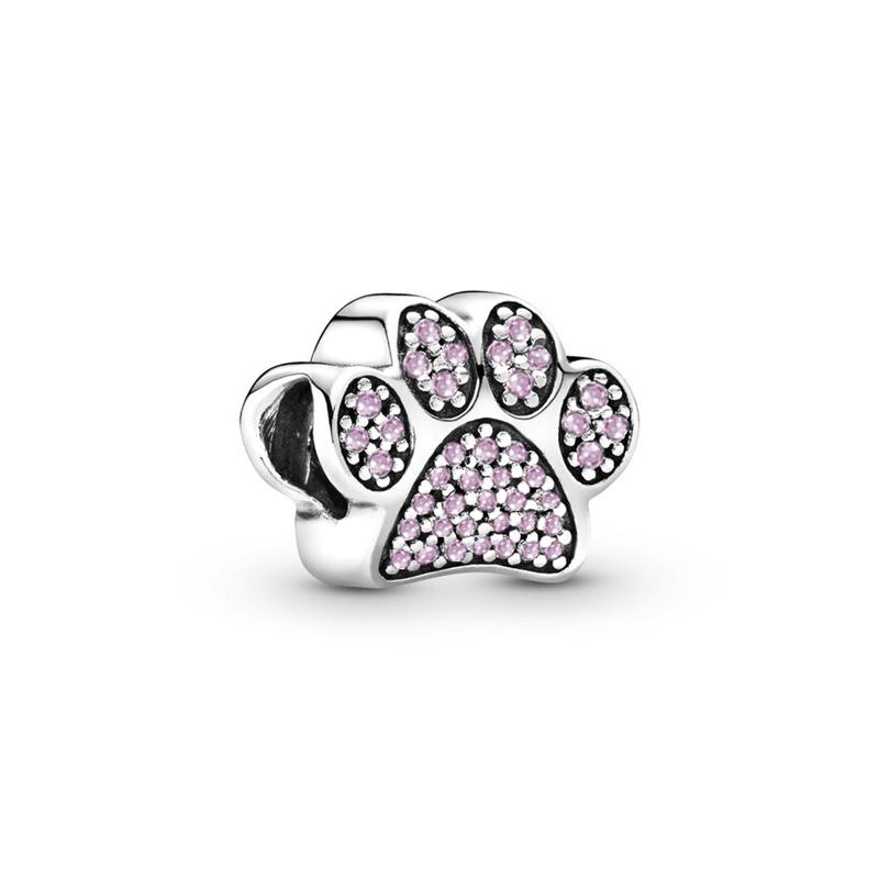 Haustier Katze Hunde Krallen Charms Perlen Anhänger Passend Original Schlangen Kupferarmband Halskette Perlen Für Diy Schmuck Damen Geschenk