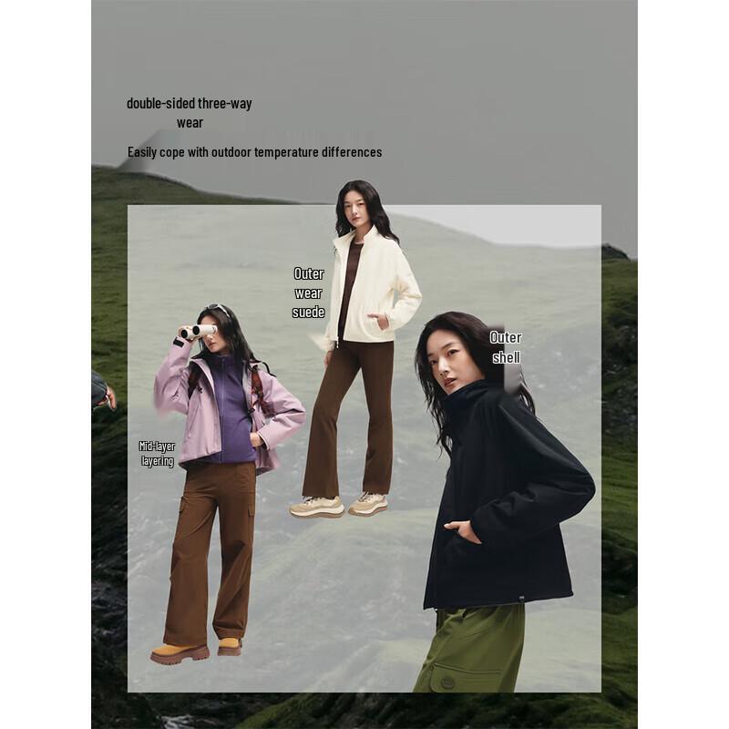 Beneunder Women's Reversible Fleece Coat PM121