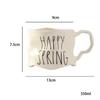 Creative Ceramic Irregular Mug Pair Simple Couple Cup Gift Office Coffee Cup Breakfast Milk Tea Cup