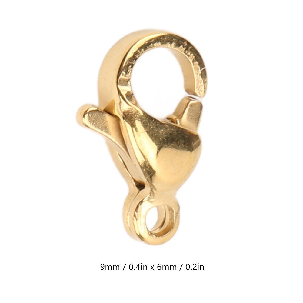 25pcs Gold Lobster Clasps Silver Jewelry Making Clasps Lobster Claw Clasps Accessories