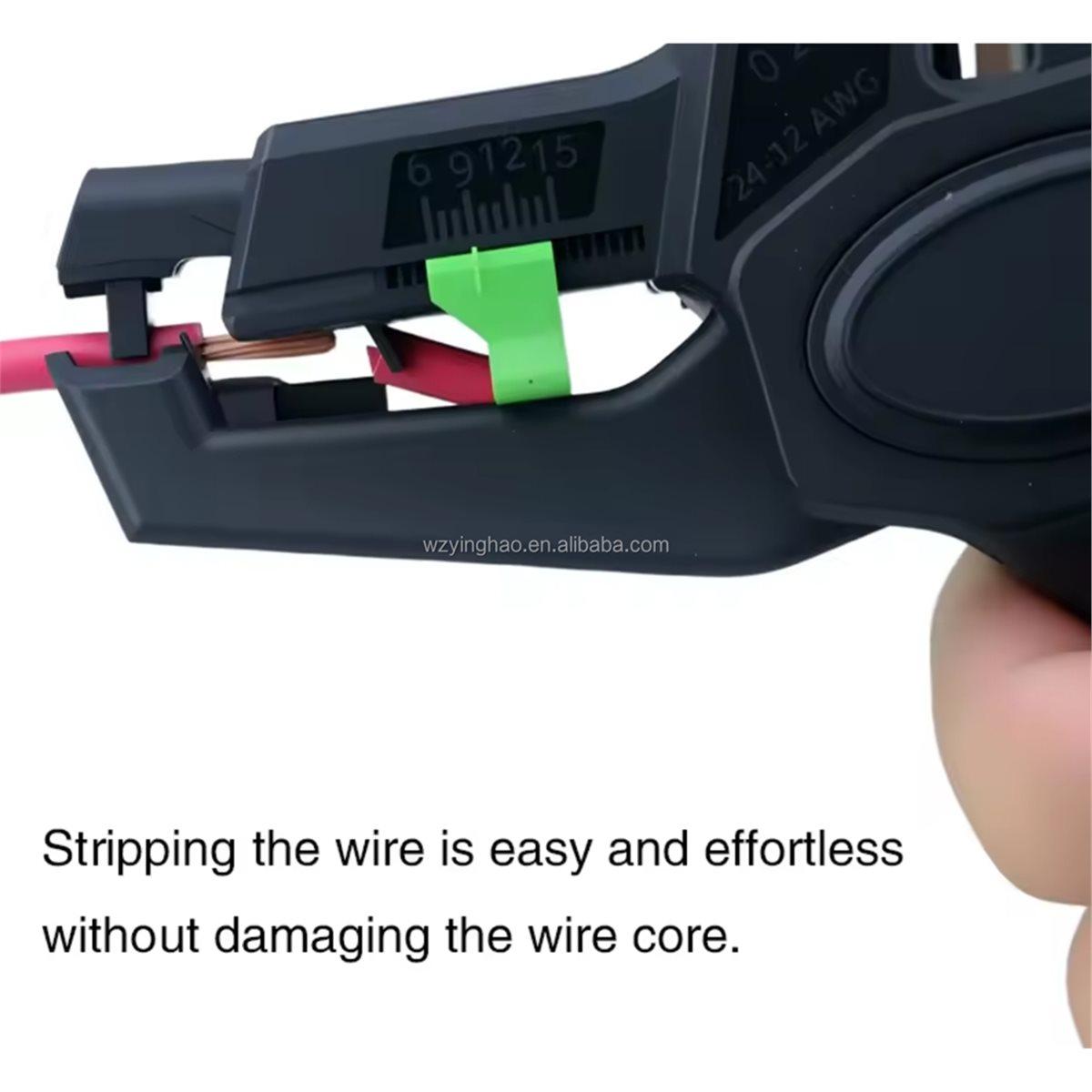 

Automatic Wire Stripper and Cutter Pliers,Multi-Functional Self-Adjusting Wire Stripping Tool,Electrician Cable Stripper China Mainland