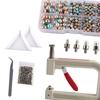 Hand Press Pearl Setter Tool Beads Punching Machine Handmade Setting