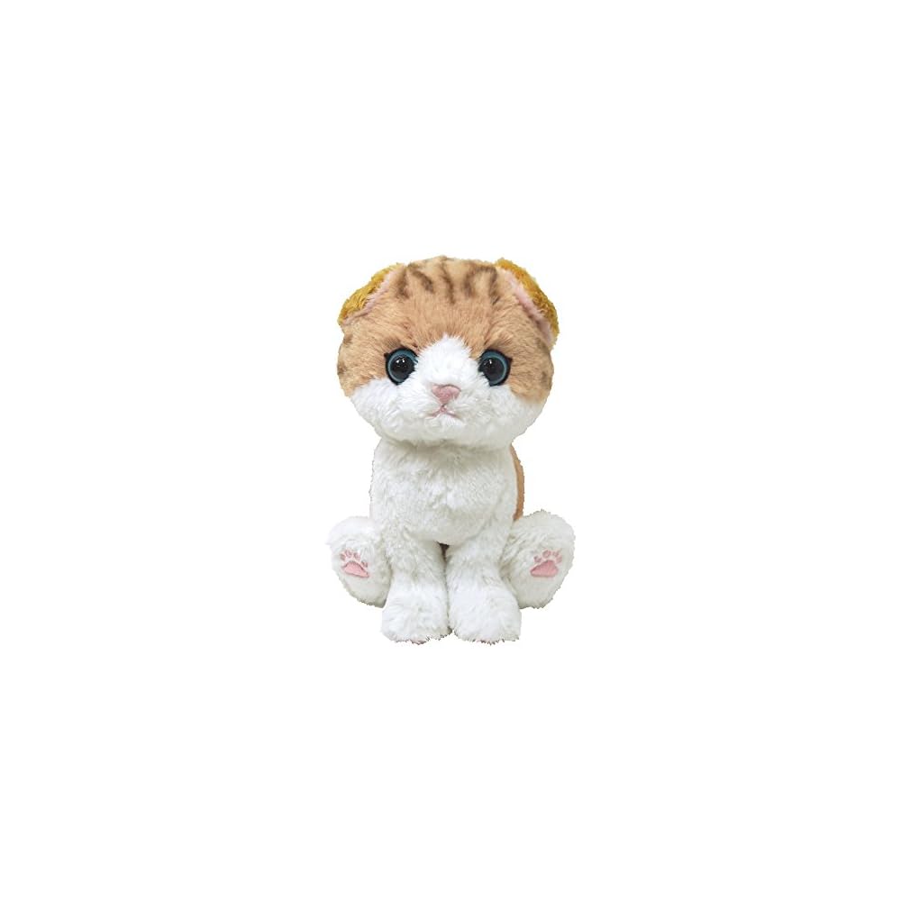 Sunlemon Kitten Scottish Fold Plush Toy Brown 16.7x8x18.4cm Animal Cat Soft Toy