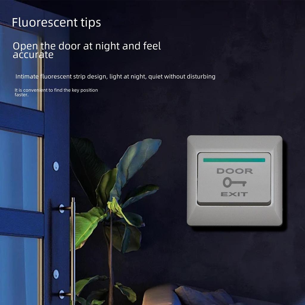 Stainless Steel Infrared Sensor Exit Button Doorbell Switch Panel