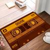 Cassette Pattern Bath Mat Non-slip Nostalgic Printed Floor Mat Home Decoration Bedroom Living Room Entrance Entrance Carpet
