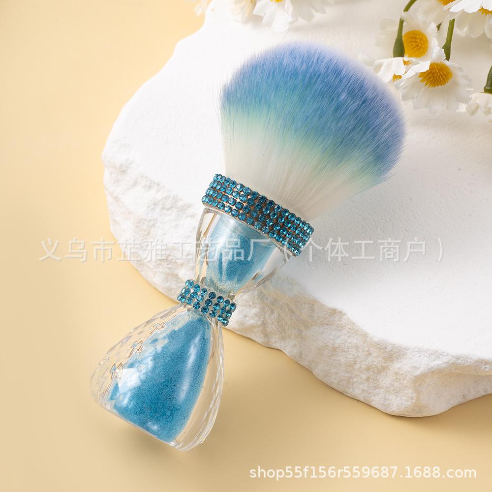 Diamond-set Diamond Premium Sense Multifunctional Hot Sale Single Nail Art Dust Loose Powder Brush Makeup Brush Beauty Tools
