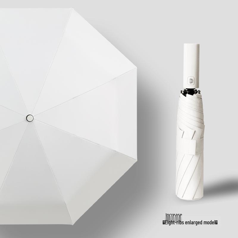 Large Women's Automatic Umbrella: UV Protection, Sunshade, Sturdy, Foldable, Suitable for Sun and Rain