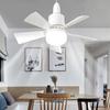 Modern Design Ceiling Fan Light LED with Remote Control Dimmable 30W E27 Base for Bedroom Living Room Kitchen Decoration