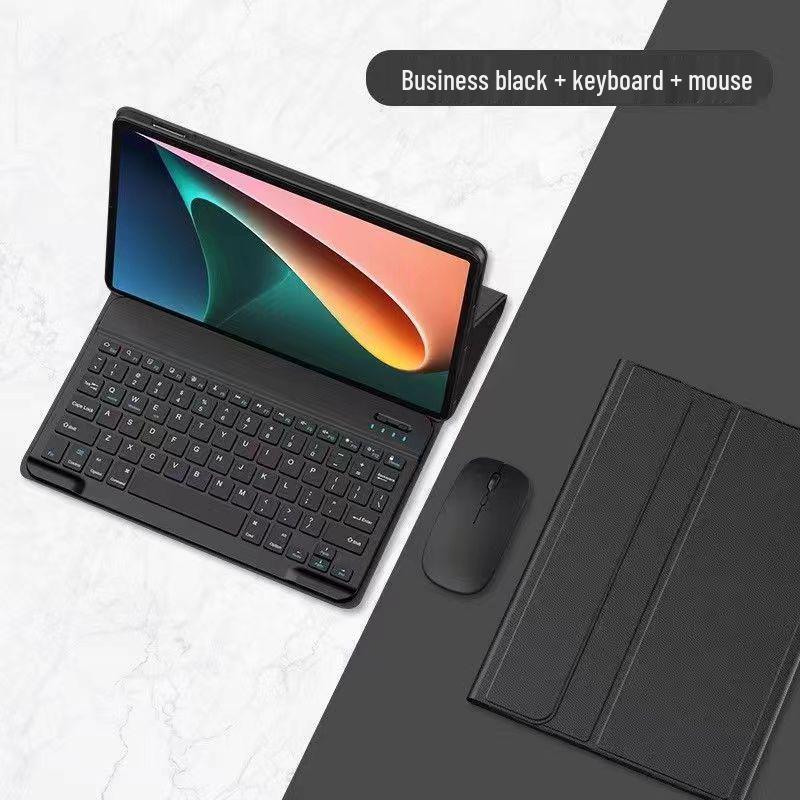 2024 iPad Air 6 Tylaus Bluetooth klaviatūros dėklas su pieštuko laikikliu 11 colių planšetiniam kompiuteriui