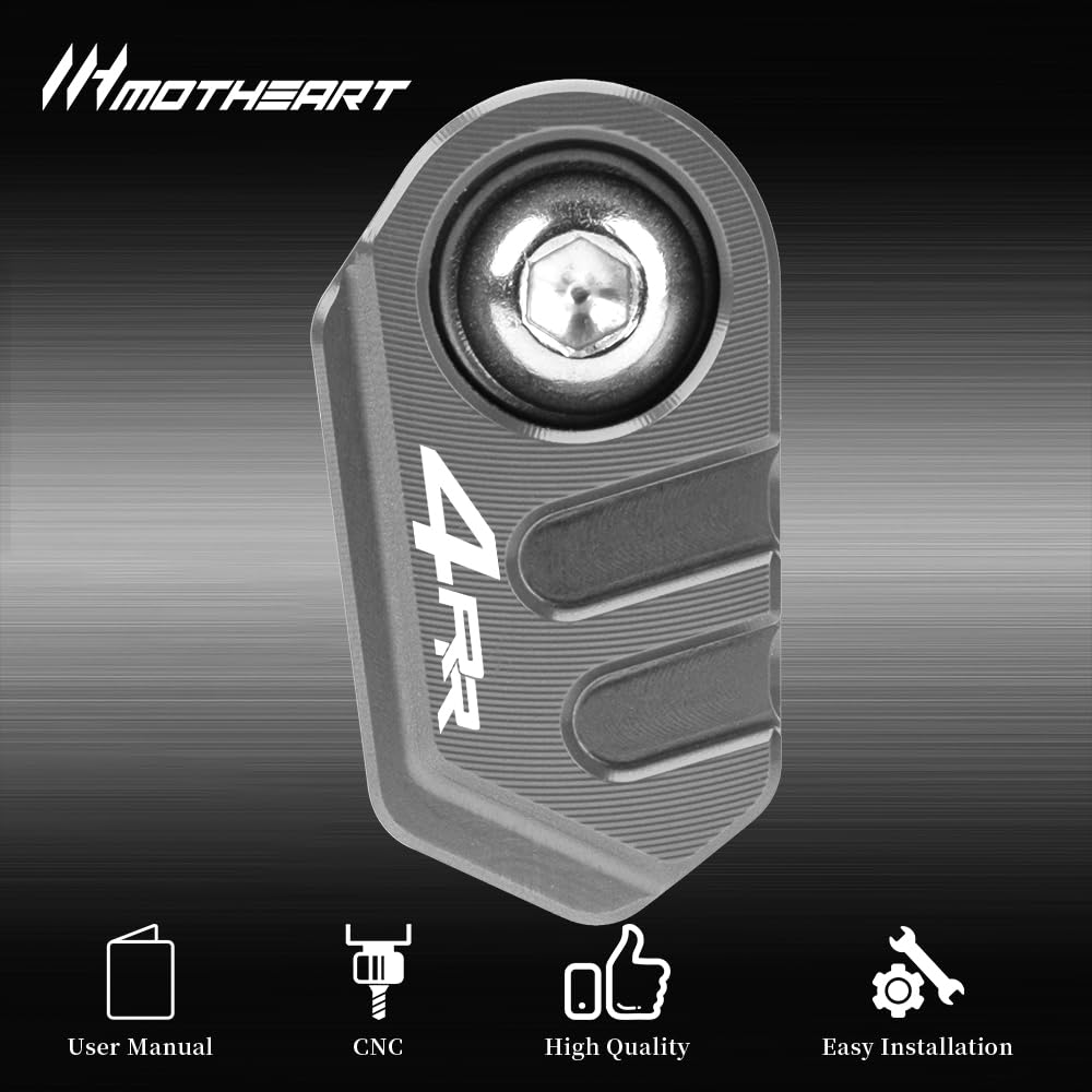 MotHeart Motorcycle ABS Sensor Guard Compatible Ninja 4RR 2023-2024 CNC Aluminum Cover for Front