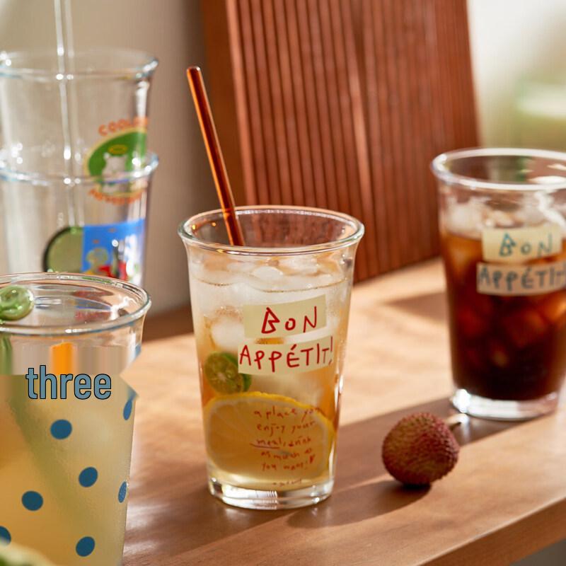 Aesthetic Heat-Resistant Glass Beverage Cup
