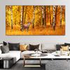 Sunrise Forest Obraz na plátně Moderní přírodní krajina Plakáty a obrazy Nástěnné umělecké obrazy do obývacího pokoje Home Decor Bez rámu
