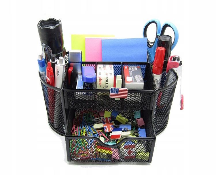 Office Set Desk Organizer, Metal, Jm9087