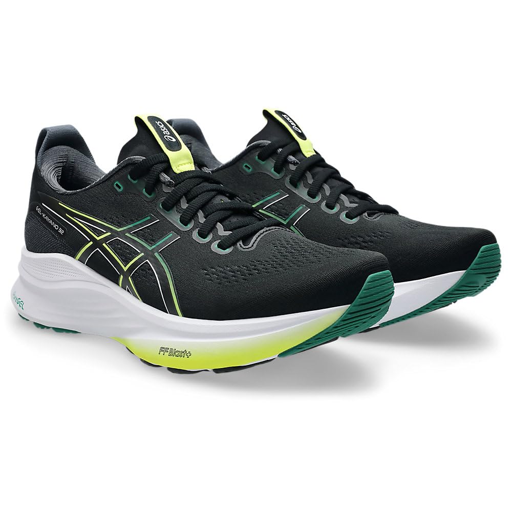 Asics Official Store Exclusive 32 Running Size Green GEL-KAYANO Shoes, Men's, 27.5, 2E, Black/Jasper