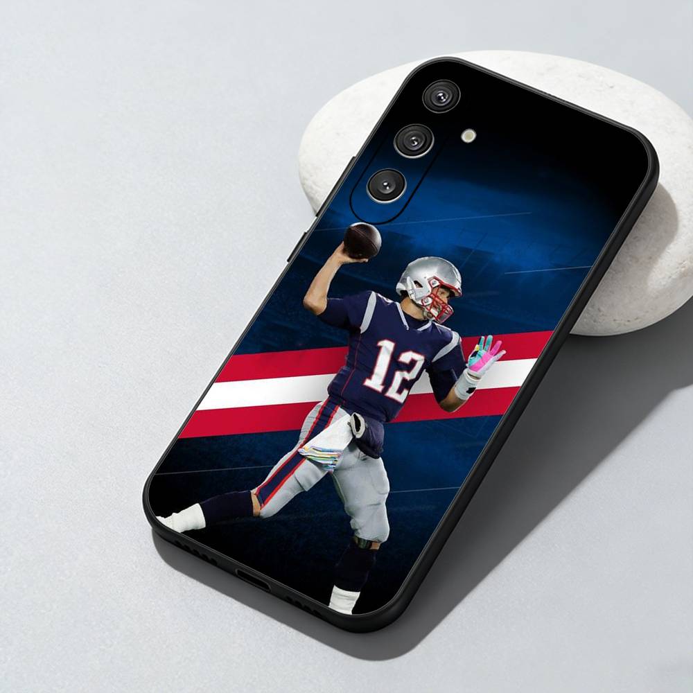 Baseball Player T-Tom B-Brady Phone Case For Samsung Galaxy A73,A72,A71,A70,A52,A51 Others Soft Black Cover