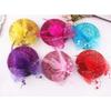 Korean Glitter Girl Fascinator Hat Mesh Cocktail Hat Hair Clip Dance Girl Hair Accessory