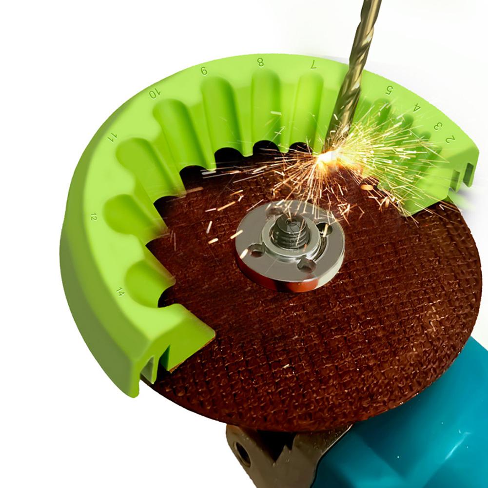 Angle Grinder Drill Bit Sharpener 2-14mm Multi-Multi-Sizes Power Tool Polishing Attachment 2-14mm for 100 Type Angle Grinder