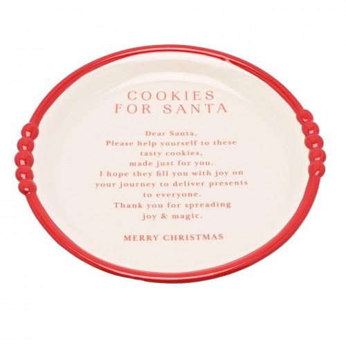 Cookies for Santa - Large Plate
