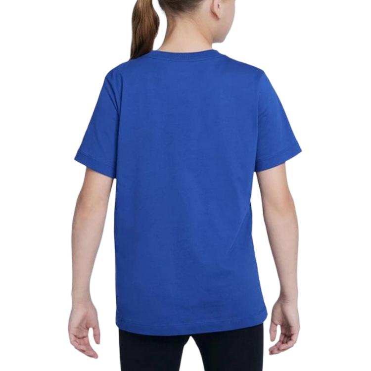 Nike Kids T Shirts Crew Neck Moderate FZ5123-480