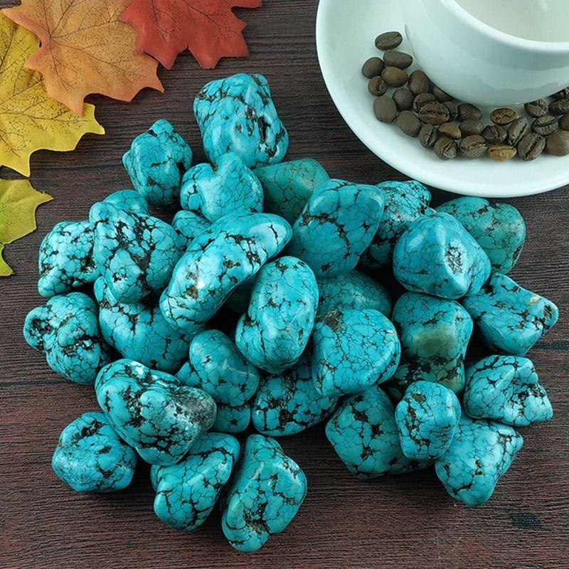 Exquisite 1pc Natural Turquoise Tumbled Crystal For Spirituality And Meditation