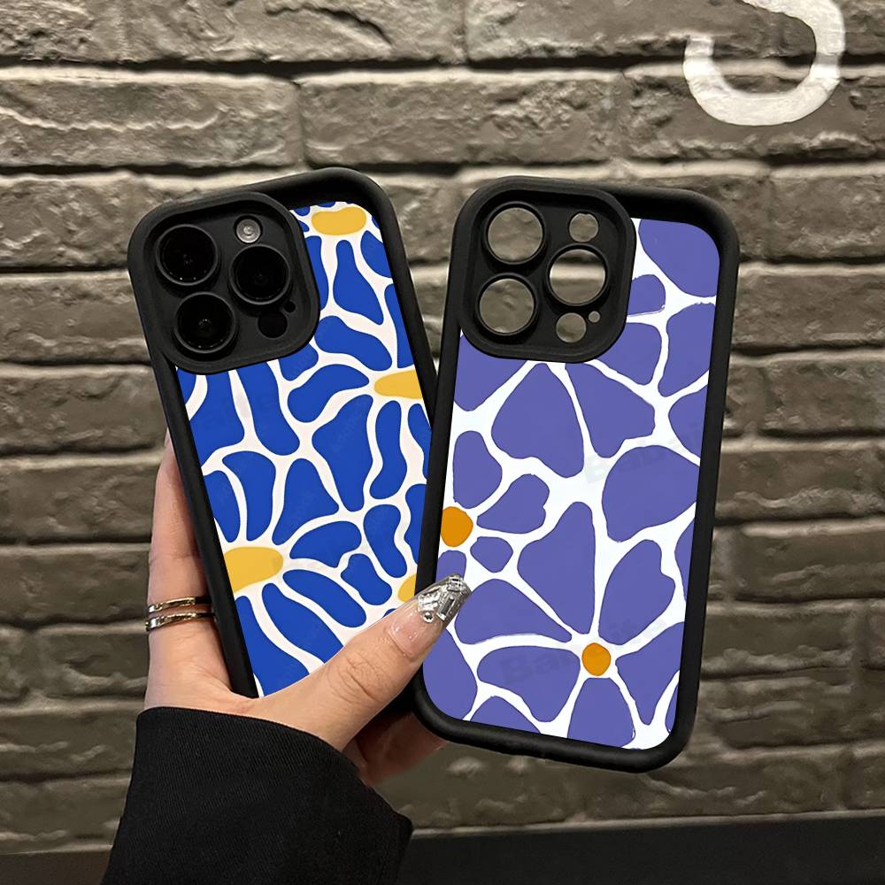 Abstract Flower Market Phone Case For IPhone 17 16 15 14 13 12 11 Air Plus Pro Max Soft Back Cover