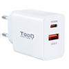 TooQ Tooq Tqwc-2sc04wt/ 1xusb Type-c/ 1xusb/ 20w Wall Charger