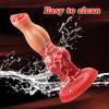 Realistic Dog Dildo for Women, Soft Silicone Fake Phallus with Unique Texture, Waterproof Manual Adult Toy for Solo