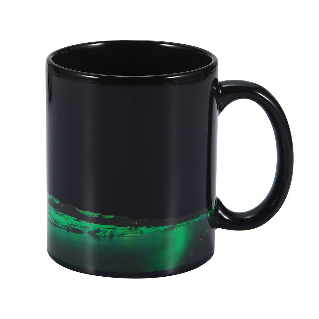 Northern Lights Valentine'S Day Ceramic Coffee Mark Cup Color Changing Cup Water Aurora Borealis