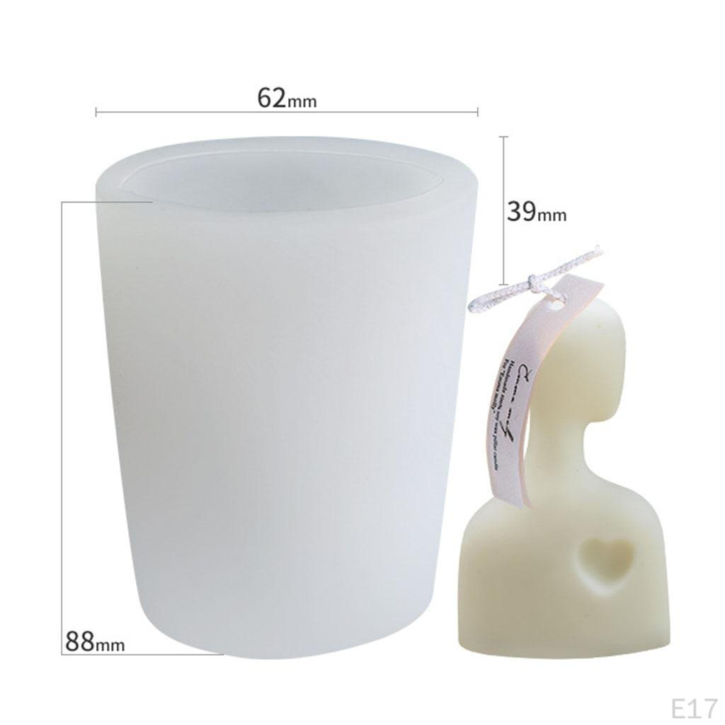 Für Handgemachte Kerzen Dekoriert Wachsschmelzformen Epoxidharz Gips Silikon Beton