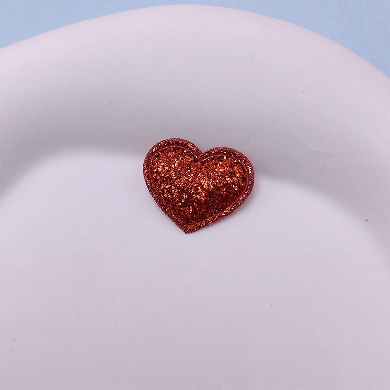 

10Pcs/Set Bling Heart Applique Padded Patches For Diy Headwear Hair Clips Decor Clothes Hat Crafts Sewing Supplies
