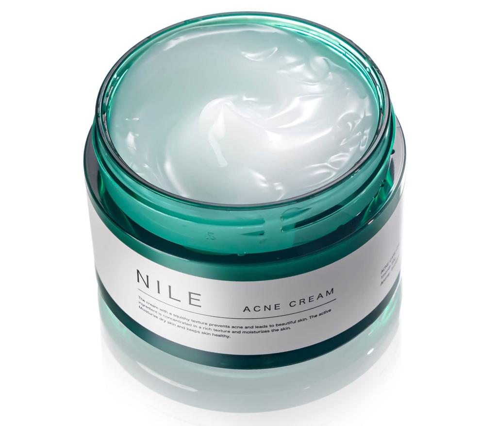NILE Acne Cream for Men and Eucalyptus Mint Women, After-Sun Care, Quasi-drug (50g, Scent)