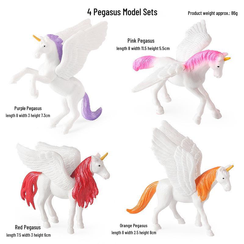 Children s Realistic Mini Arabian Horse Model Toy Set for Cake Decoration