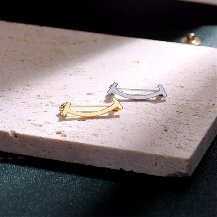 Pack of 10 Pin Elegant Smile Lapel Pin Fashion Smile Brooches Fixed Clothes Pin