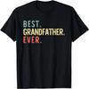 Best Grandfather Ever Vintage Retro T-Shirt