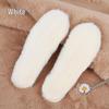 Faux Rabbit Fur Winter Insoles, Thick Soft Shoe Inserts with Felt Backing for Boots and Casual Shoes, 1 Pair