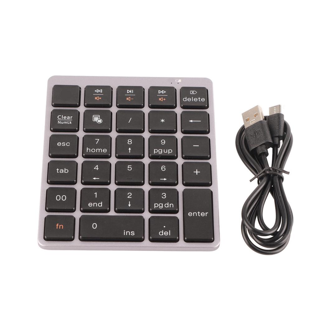Bluetooth 3.0 Wireless Mechanical Numeric Keypad Notebook Desktop Computer Accessory