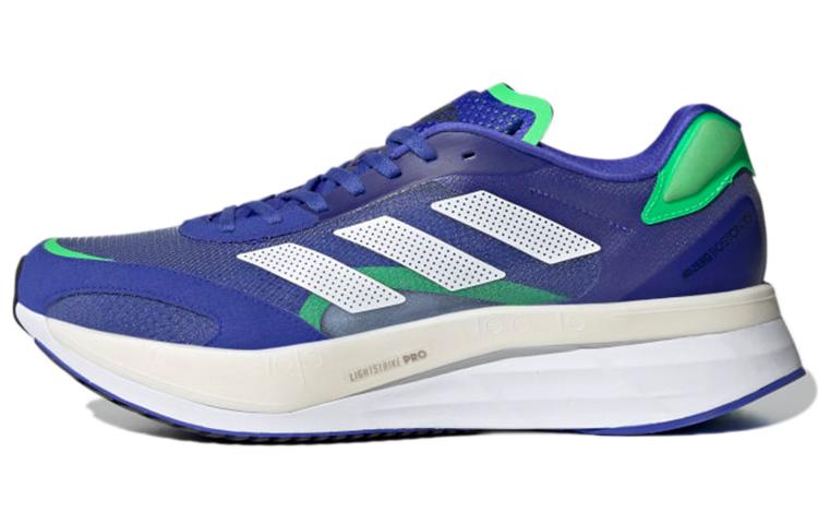 Adidas Adizero Boston 10  Sonic Ink Screaming Green  FZ2498 44