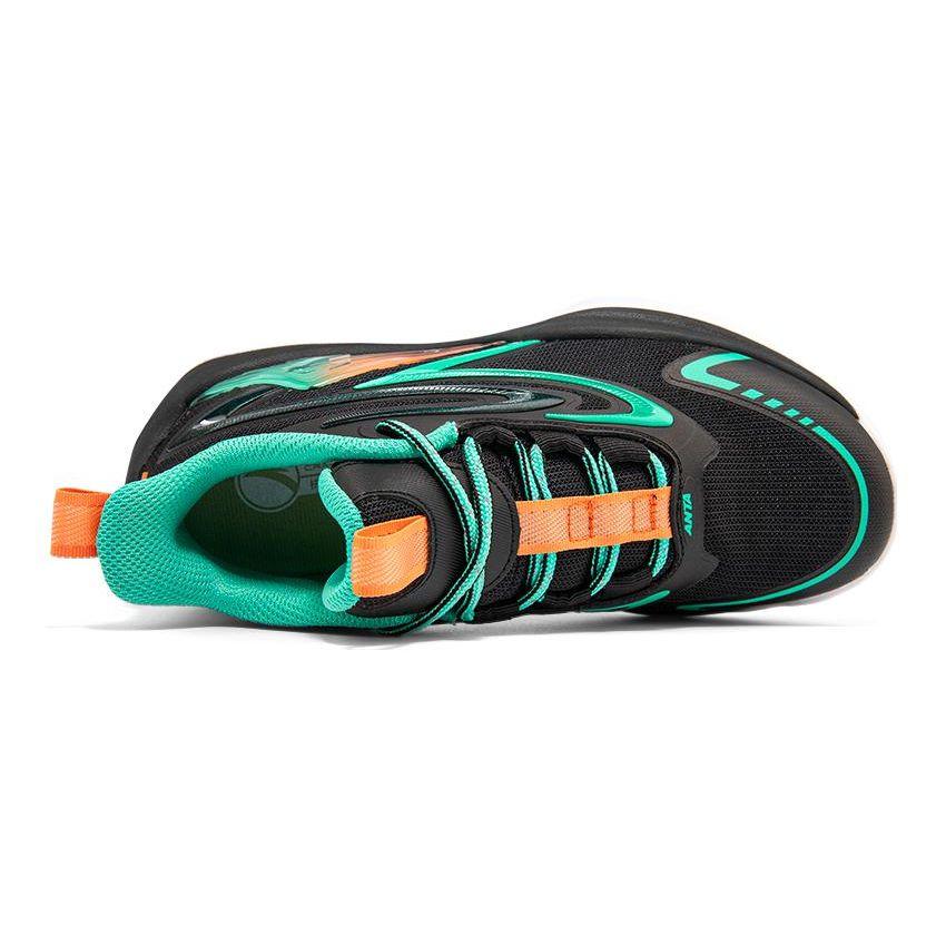Anta Youth  Cement Nemesis Comfortable Versatile Non-Slip Shock Absorbing Wear-Resistant Mid-Top Kids Basketball Shoes A312331133-4