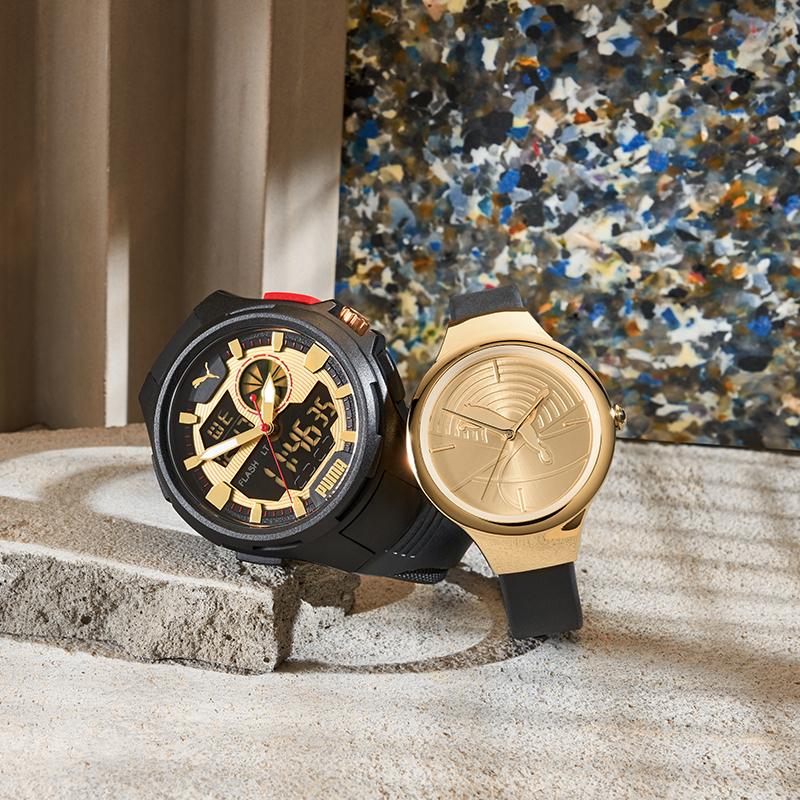 Puma Student Minimalist Casual Cute Fashion Waterproof Couple Quartz Watch Women watches Rose-Gold P1054